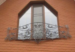 кованые ограждения балконов