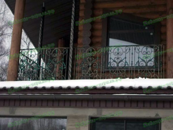 Кованые перила для балкона Артикул № 208
